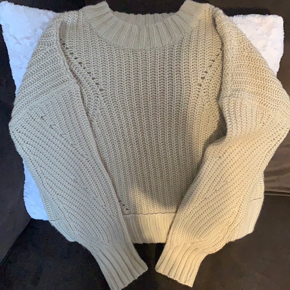 Pink Rose mock neck sweater